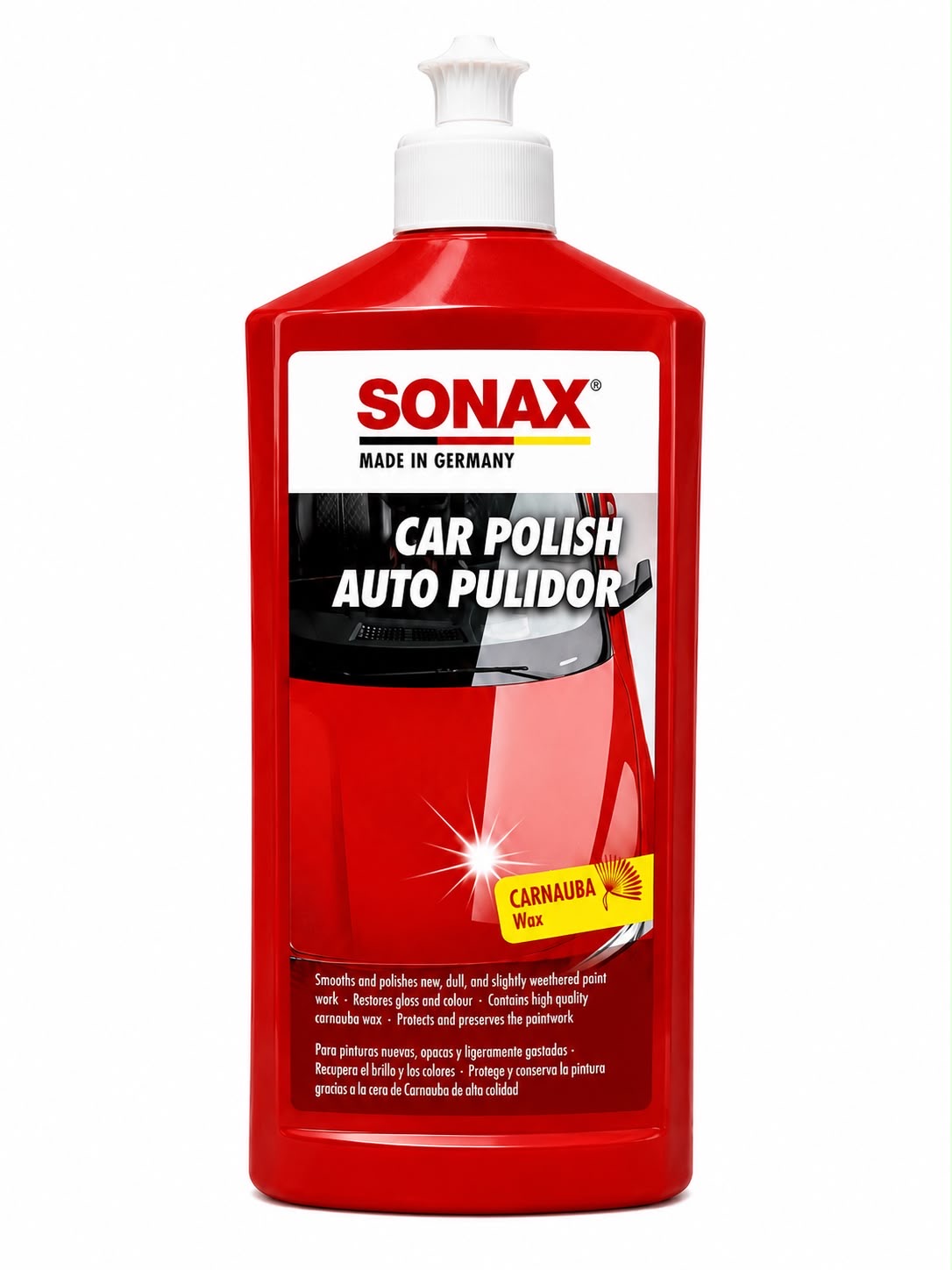 17f1b29e-4518-4be0-b766-b5b780f05014 SONAX Car Polish with Carnauba Wax - ملمع وشمع كارنوبا للسيارات - الصورة 1