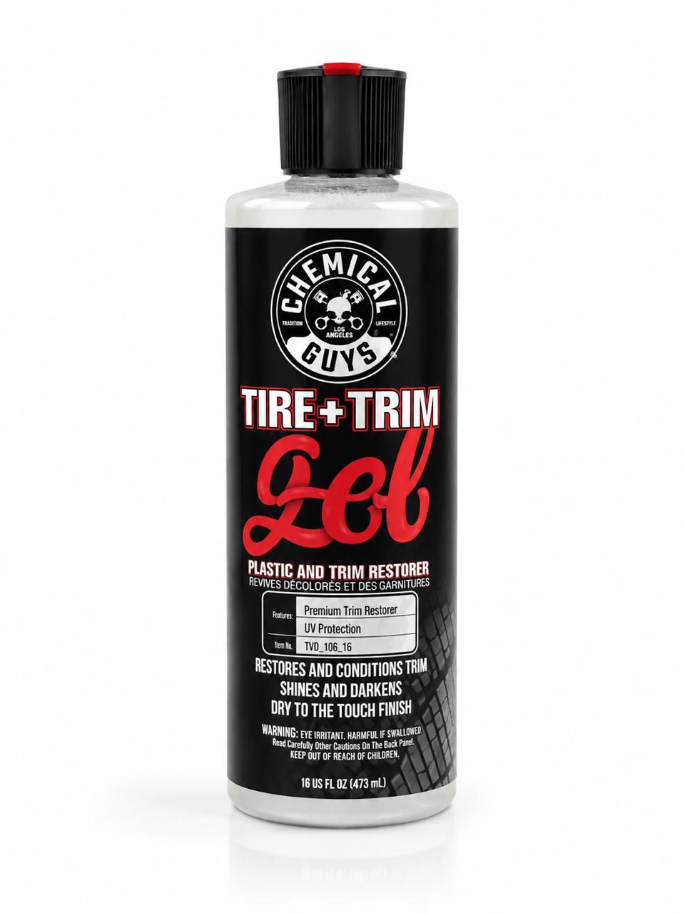 0d67654a-136f-4121-aeba-7b67bd13050d جل تجديد الإطارات والبلاستيك – Chemical Guys Tire + Trim Gel - Image 1