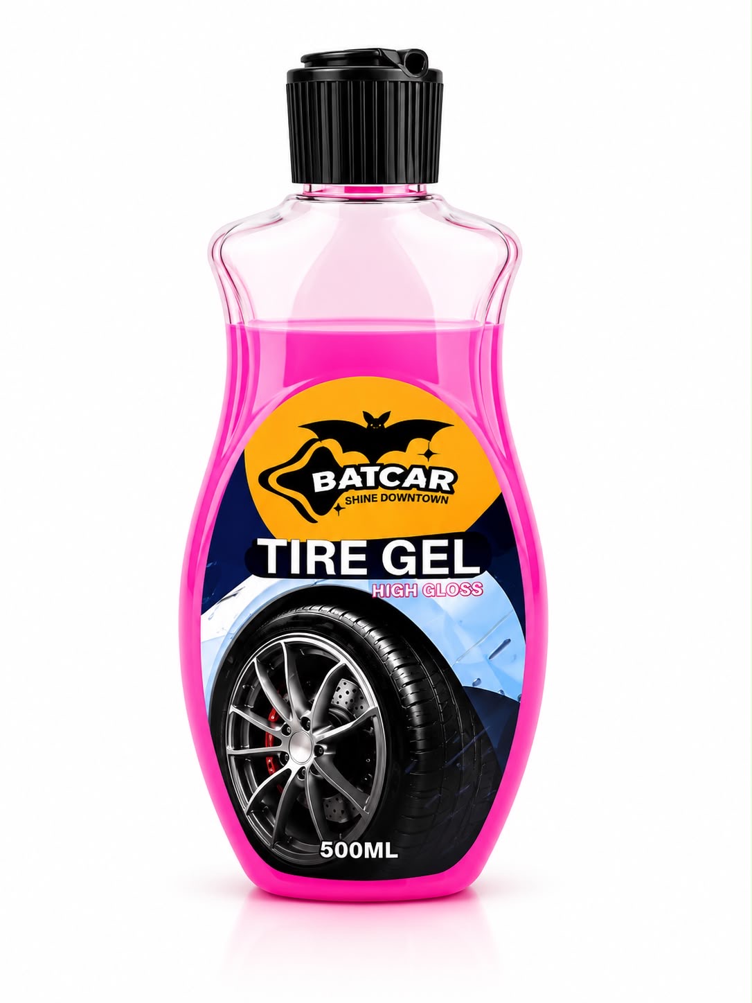 5cdc2df1-7fd5-467f-b582-d9ca8353e782 جل تلميع الإطارات عالي اللمعان بات كار Batcar Tire Gel High Gloss - الصورة 1