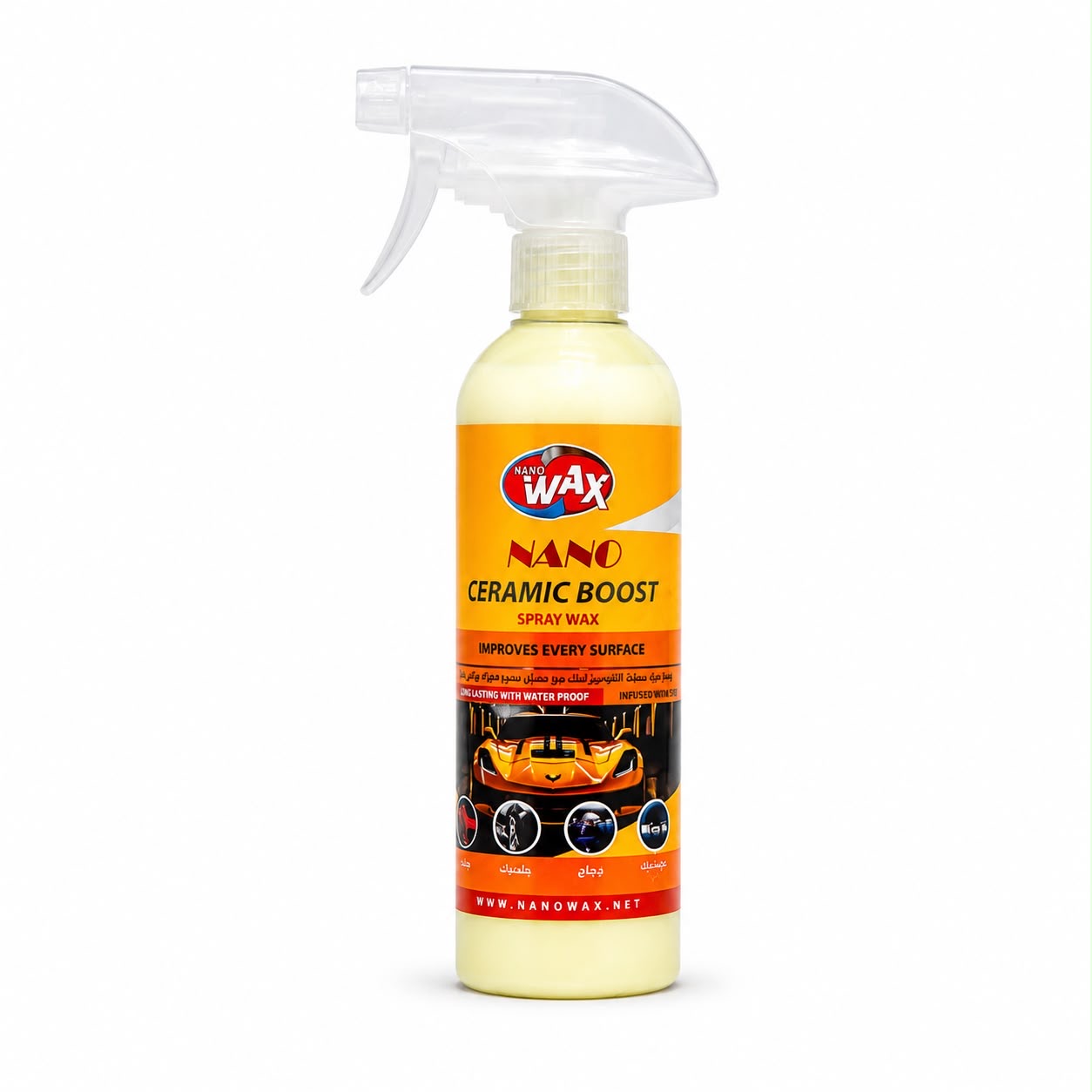 a37744c1-285a-4cb5-8a2f-01c321d5450e Nano Wax Ceramic Boost Spray Wax – بخاخ شمع سيراميك نانو - الصورة 1