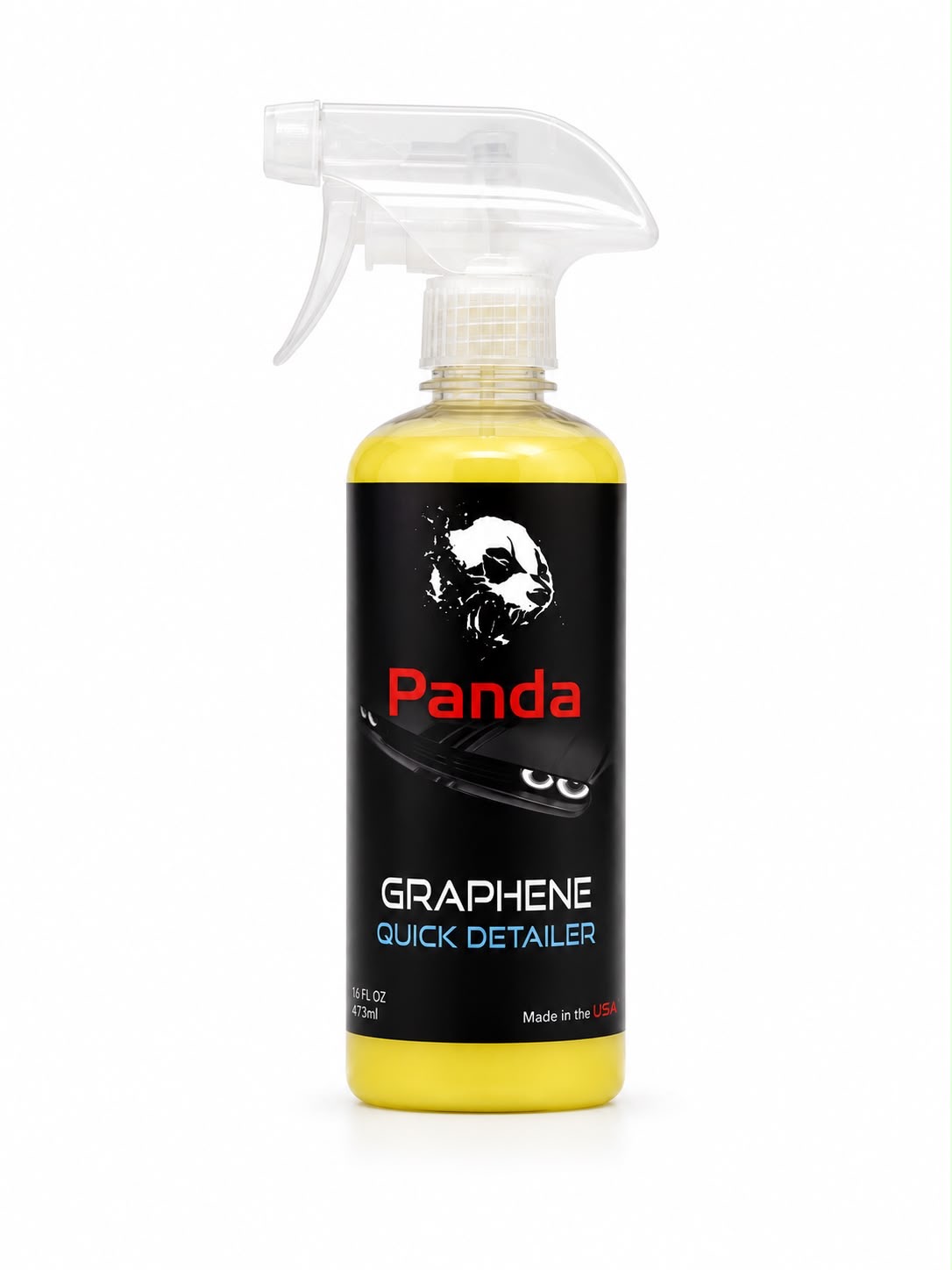 c1d0eb7d-064c-4ec4-bc79-cdd5a4780b32 الوصف: Panda Graphene Quick Detailer هو بخاخ تلميع سريع بتقنية الجرافين، مصمم لتنظيف الأتربة الخفيفة والبصمات مع تعزيز لمعان الطلاء وإضافة طبقة حماية خفيفة. يمنح السيارة مظهرًا نظيفًا وبراقًا خلال دقائق، ويترك السطح ناعمًا وسهل التنظيف. مميزات المنتج: * ينظف الأتربة الخفيفة والبصمات بسرعة. * يمنح لمعانًا عميقًا ومظهرًا متجددًا للطلاء. * يحتوي على تقنية الجرافين لتعزيز الحماية واللمعان. * يساعد على طرد الماء وتقليل التصاق الأوساخ. * يترك السطح ناعمًا وسهل المسح. * مناسب لجميع ألوان ودهانات السيارات. * سهل الاستخدام بالرش ثم المسح بقطعة مايكروفايبر. * السعة: 473 مل (16 FL OZ) - Image 1