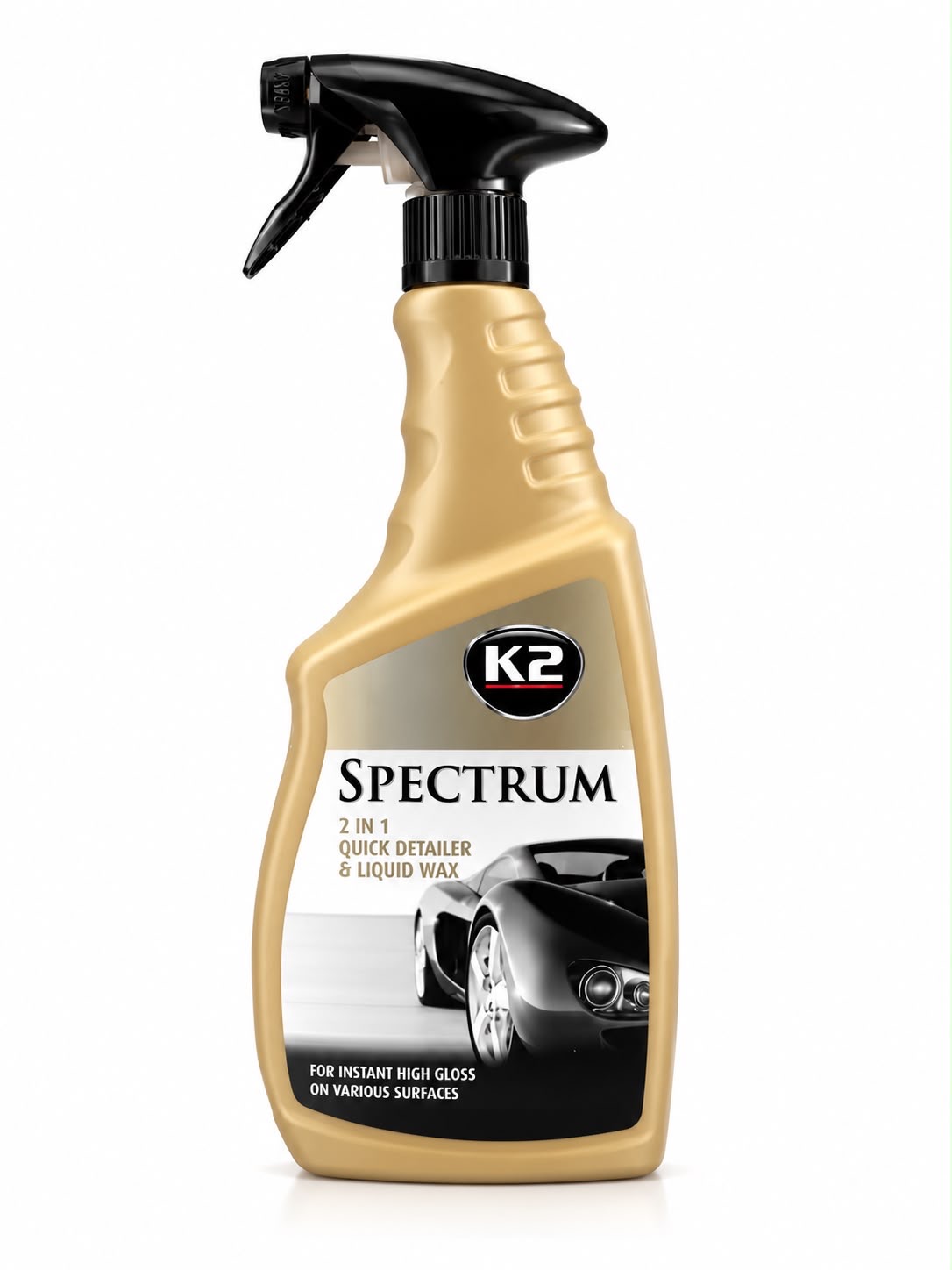 cfb57b5f-6661-4a87-860a-6c51161b7358 ملمع سريع وشمع سائل 2 في 1 – K2 Spectrum Quick Detailer & Liquid Wax - Image 1