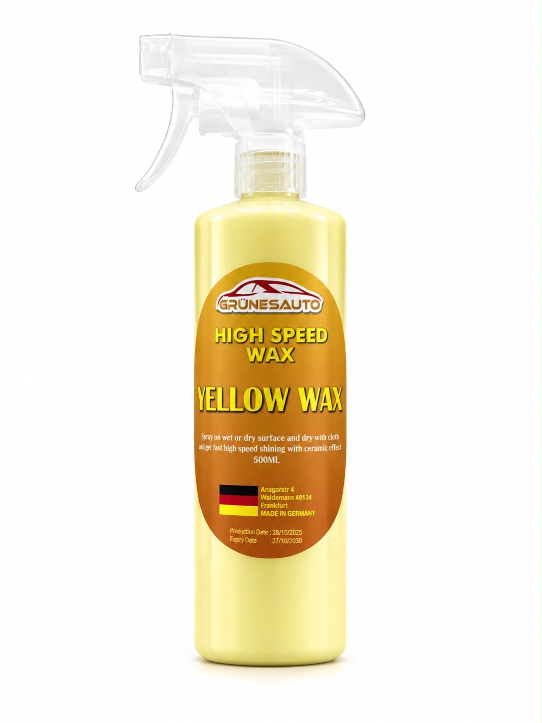 ec57970c-126c-4891-b7be-5c949e79fb91 شمع أصفر سريع اللمعان – GrunesAuto High Speed Yellow Wax Skip to Editor Edit with Elementor Product description Add Media VisualCode Paragraph Word count: 0 Publish Move upMove downToggle panel: Publish Preview (opens in a new tab) Status: Draft Edit Edit status Visibility: Public Edit Edit visibility Publish immediately Edit Edit date and time Catalog visibility: Shop and search results Edit Copy to a new draft Product image Move upMove downToggle panel: Product image Set product image Product gallery Move upMove downToggle panel: Product gallery Add product gallery images Product categories Move upMove downToggle panel: Product categories All categories Most Used Accessories and Decorations Chrome Logo Section Keychains and Hanging Accessories Stickers Section Various Accessories Bottles and Packaging Large Gallons Car Cleaning and Care AC Cleaners and Sanitizers Car leather moisturizers Engine Cleaners Interior Cleaners and General Cleaners Rim Cleaners Rust Removers Special Car Shampoo Sticker Removers Lighting and Electronics Electronic Accessories LED Lighting Section Mechanical Care and Chemical Additives Fuel System Cleaners Mechanical Care Washing Oil Offers Organizing and Protection Supplies Car Sunshades Interior Bags Section Perfumes and Fragrances Air Fresheners Polishes and Protection Body Polishes Body Spray Waxes Chrome and Nickel Polishes Dashboard and Interior Plastic Polishes Exterior Plastic Polishes Glass Cleaners and Polishes Polishing Alcohol Tire Polishes Polishing Machines and Tools Maintenance Equipment Polishing Machines Sandpaper Washing and Cleaning Equipment Cleaning Brushes Engine Sponges and Accessories Guns and Foam Guns Microfiber Towels Pressure Washers Sponges + Add new category Brands Move upMove downToggle panel: Brands All Brands Most Used 3D Car Care 3M 4X Arexons Auto Wax Batcar Brillix Bullsone Car Shine Carbonano CarwaxX Chemical Guys Crystal Dolphin Dr. Marcus Flamingo Car Care Technology Fra-Ber Gebonning GESLN GESUN Glare GrunerAuto Grünes Auto GRÜNESAUTO K2 Koch Chemie Kurla Pro Lunatic Polish MA*FRA Meguiar’s Nano Wax Octopus Pro Plus Off Road OWL Panda RA Safi Wax Senfineco Sentineco Soft99 SONAX Super Shine Sword Pro Tonyin Turtle Wax Wunscher Germany X-PRO 99 Xing Qiu + Add New Brand LiteSpeed Move upMove downToggle panel: LiteSpeed Disable Cache Disable Image Lazyload Disable VPI Viewport Images Viewport Images - Mobile Learn More Post Attributes Move upMove downToggle panel: Post Attributes Product tags Move upMove downToggle panel: Product tags Choose size guide Move upMove downToggle panel: Choose size guide Hide size guide from this product Product 360 View Gallery (optional) Move upMove downToggle panel: Product 360 View Gallery (optional) Add product 360 view gallery images Product Import Export for WooCommerce Import, export, or update WooCommerce products Supports all types of products (Simple, variable, subscription grouped, and external) Multiple file formats - CSV, XML, Excel, and TSV Advanced filters and customizations for better control View all premium featuresGet the plugin Dismiss Product data — Virtual Downloadable Move upMove downToggle panel: Product data General Inventory Shipping Linked Products Attributes Advanced Frequently Bought Together Get more options Regular price (ر.ع.) Sale price (ر.ع.)Schedule Cost of Good (ر.ع.) Product Setting (custom metabox from theme) Move upMove downToggle panel: Product Setting (custom metabox from theme) Product short description Move upMove downToggle panel: Product short description Add Media VisualCode Paragraph Product gallery video Video source MP4 YouTube Vimeo MP4 video file Upload Upload a new or select (.mp4) video file from the media library. Video display type Simplified Native player Minimalist theme-friendly design or a design from an embedded video player. Video size Contain Cover Choose how the video will fill its container. Autoplay Off Start playback after the gallery is loaded. Work on mobile depends on the video source. Audio status Unmute Mute Audio in autoplay videos is always muted. Hide overlay information No Hide product labels, buttons, and pagination on the gallery slider during video playback. Save If you like WooCommerce please leave us a ★★★★★ rating. A huge thanks in advance! Version 10.8.1 - Image 1