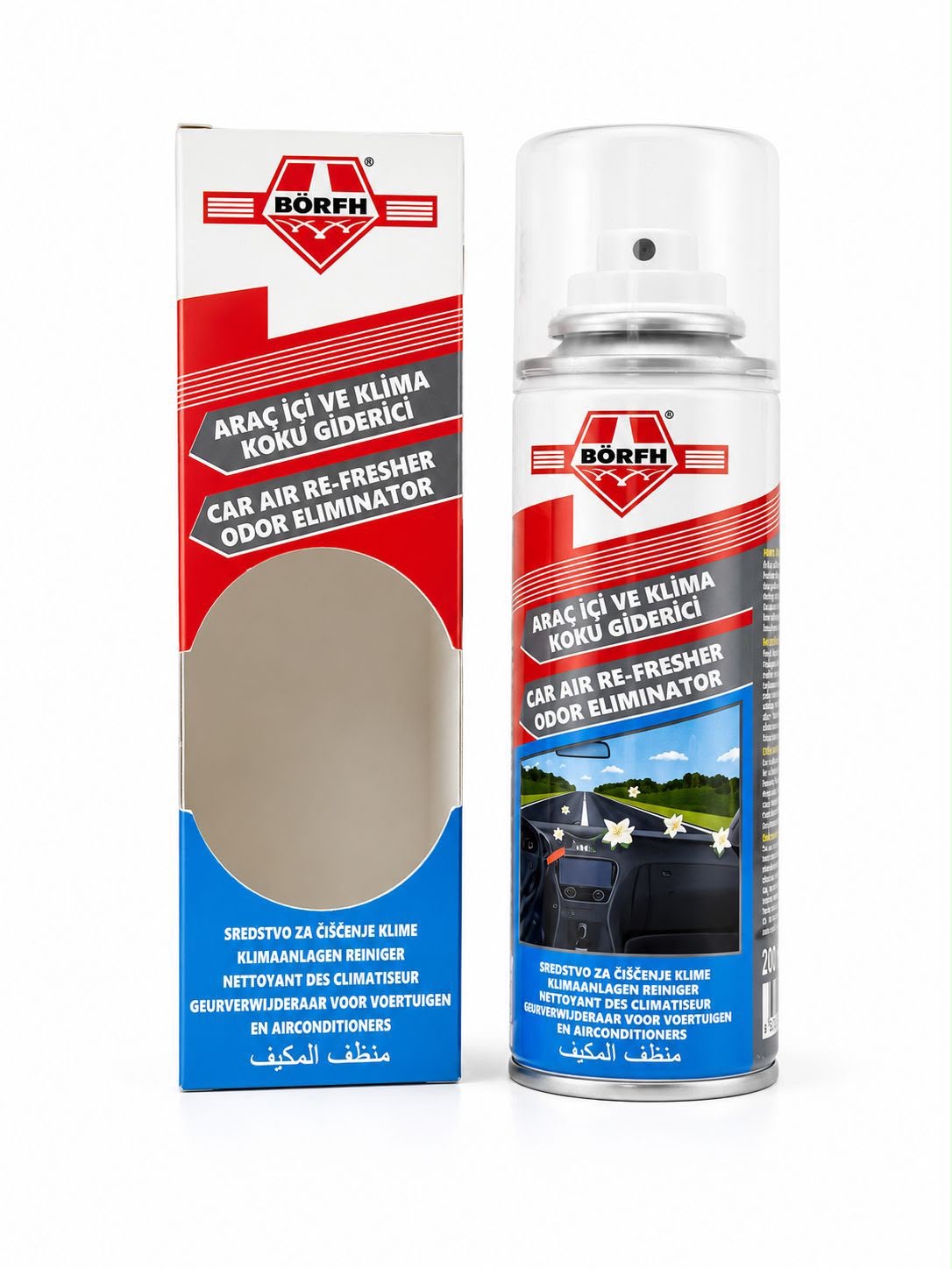 477148c9-097f-4b91-aed1-613fa21d7a94 Börph Car Air Re-Fresher Odor Eliminator – منظف ومزيل روائح مكيف السيارة بورف - Image 1
