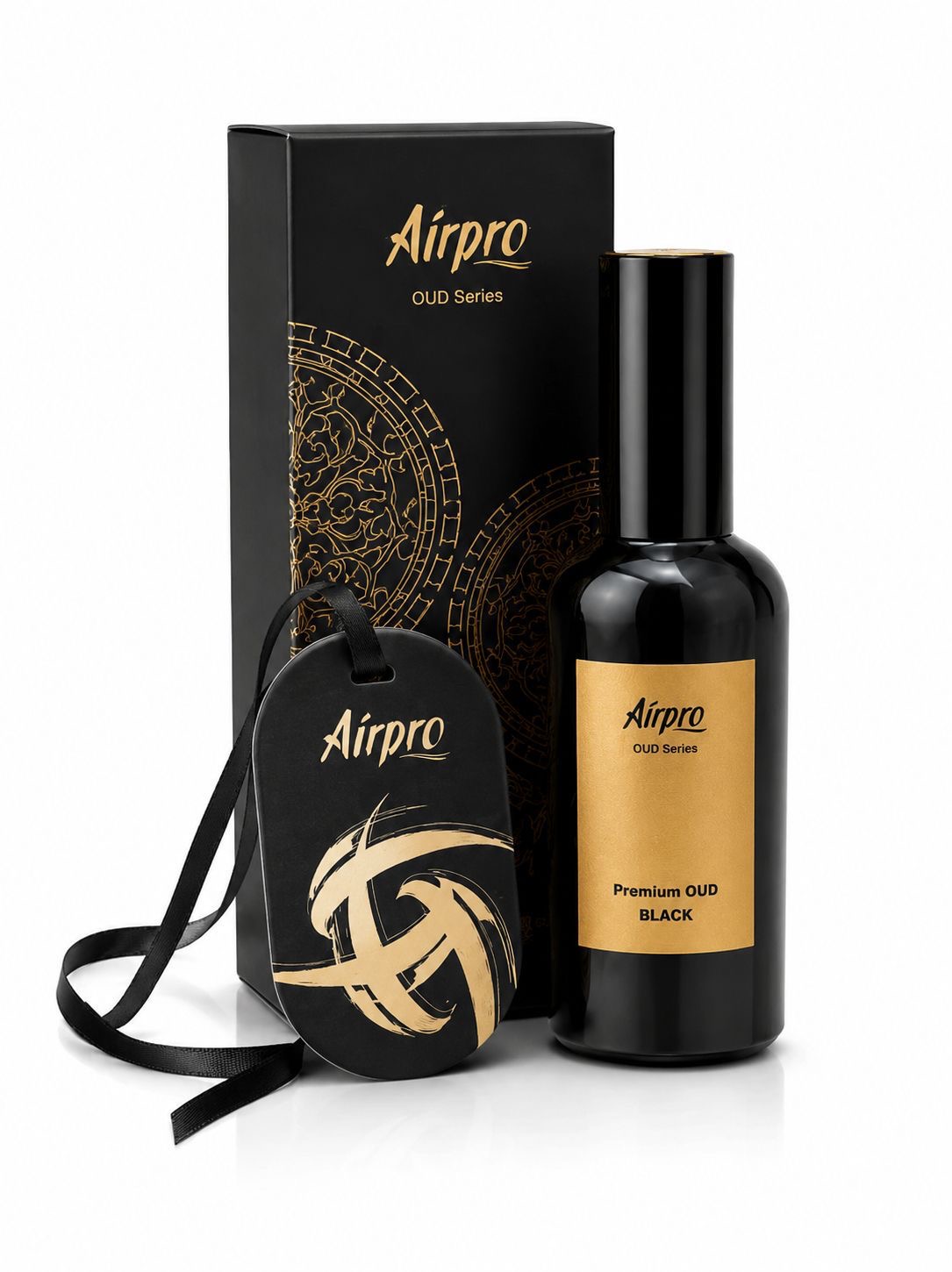 6be4c513-753e-4a03-918c-bbebad0c3b62 Airpro Premium OUD Black – عطر سيارة عود فاخر أسود - Image 1