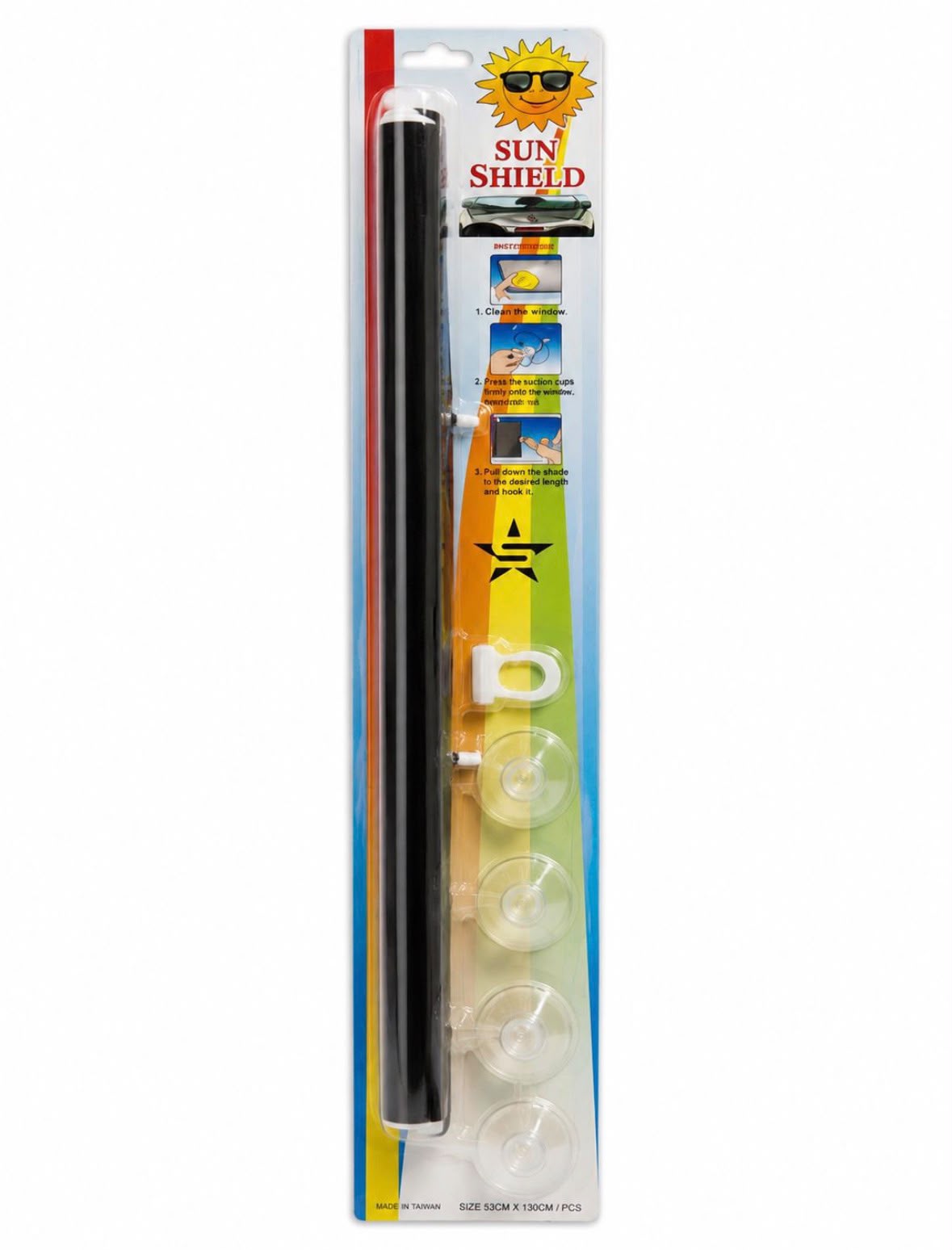 6c1f1445-36e5-4983-bdcf-698aa180b670 Roll-Up Car Sun Shade Small – ستارة شمسية للسيارة قابلة للسحب صغيرة - الصورة 1