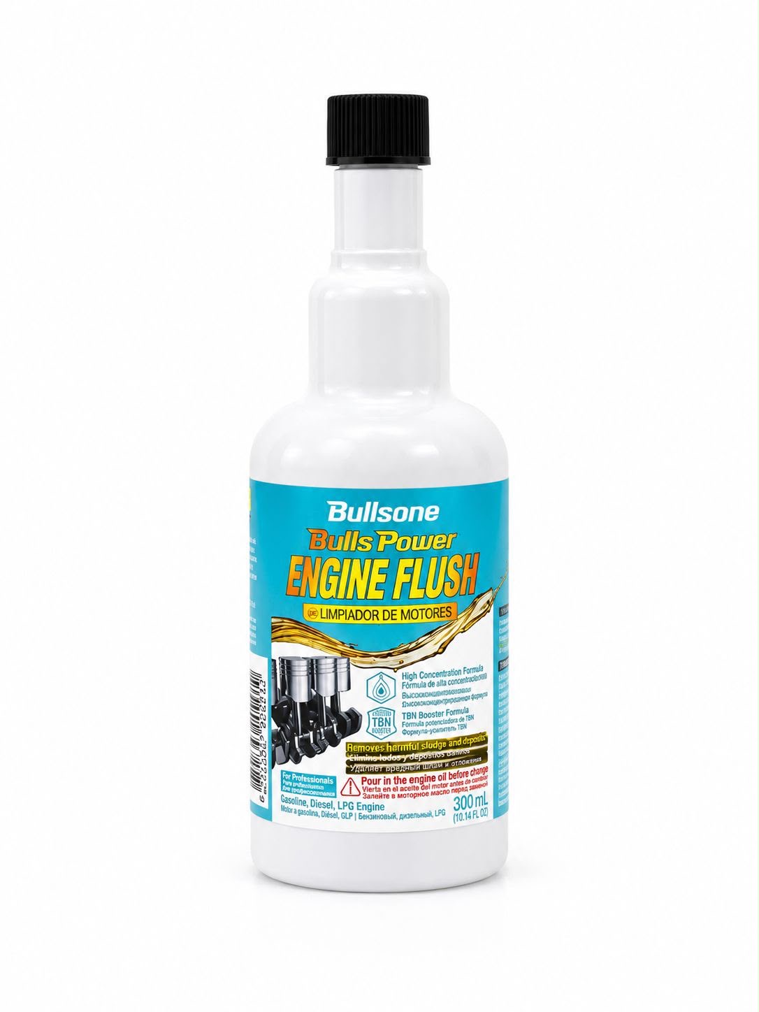 7e0545ae-c98b-436a-a8f5-918e412cd34e Bulls Power Engine Flush – منظف وغسيل نظام زيت المحرك - الصورة 1