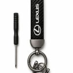Lexus Carbon Fiber Keychain – ميدالية مفاتيح لكزس كاربون فايبر