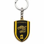 Al-Ittihad FC Keychain – ميدالية مفاتيح نادي الاتحاد