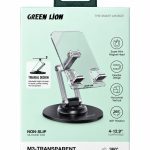 Green Lion M3 Transparent Phone & Tablet Holder - حامل جوال وتابلت شفاف