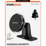 Porodo MagSafe Magnetic 2-in-1 Air Vent & Dash Mount - حامل سيارة مغناطيسي 2 في 1