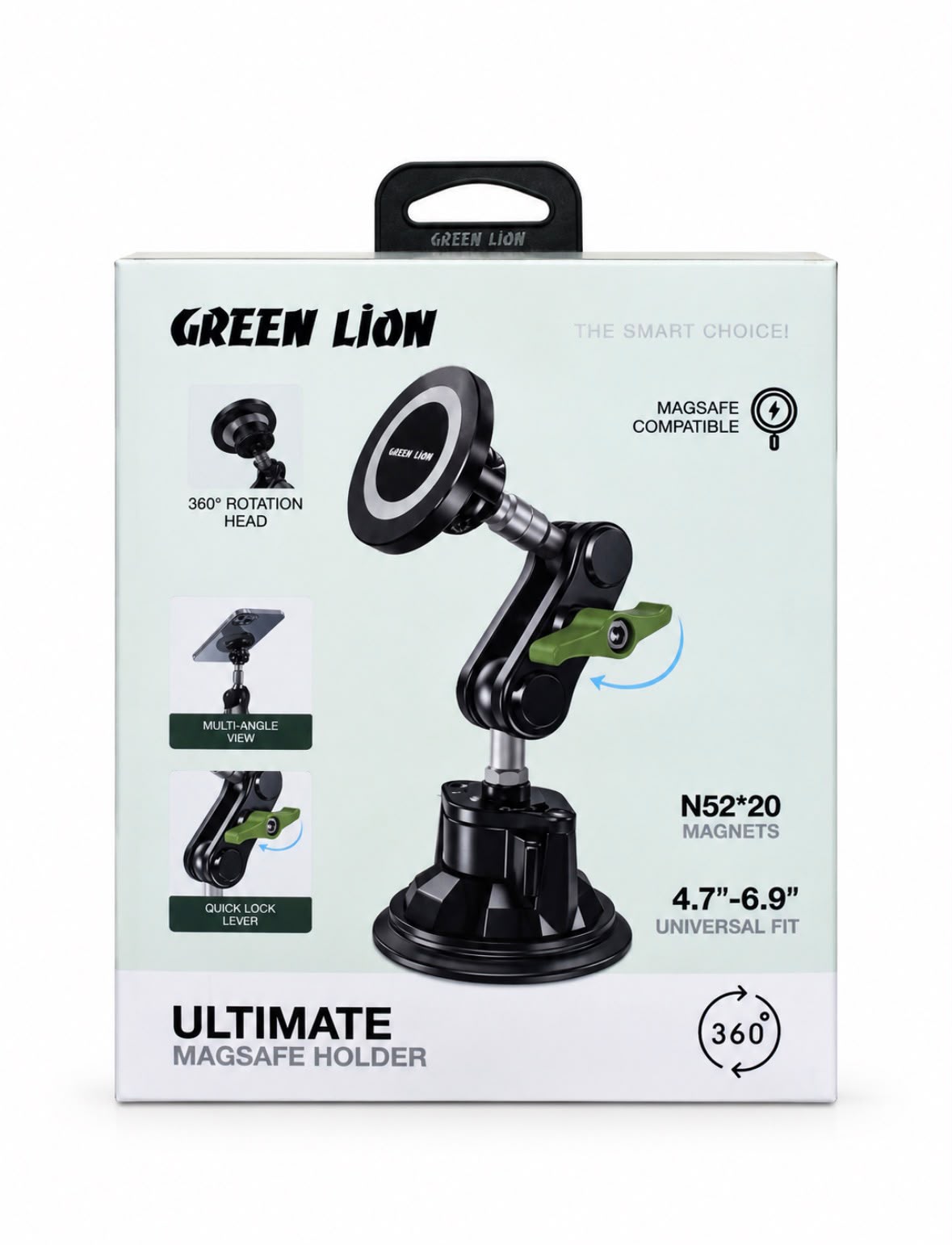 cabfaa10-ba71-4576-981c-a32f45b32634 Green Lion Ultimate Mag Safe Holder - حامل جوال - Image 1